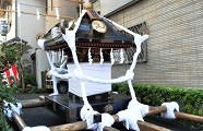 一つ巴紋の女神輿。'10.10.10.