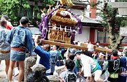 最初の難関の玉垣越え。'10.10.17.