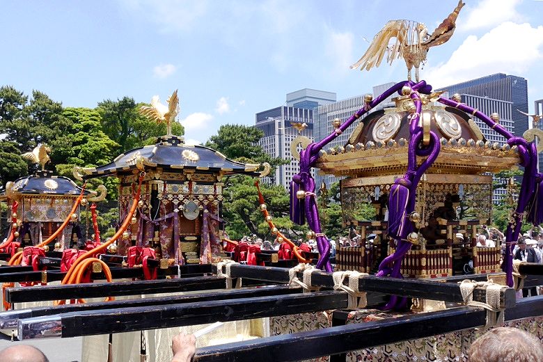 坂下門前での駐輦祭'16.06.10.