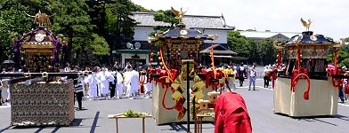 坂下門前での駐輦祭'16.06.10.