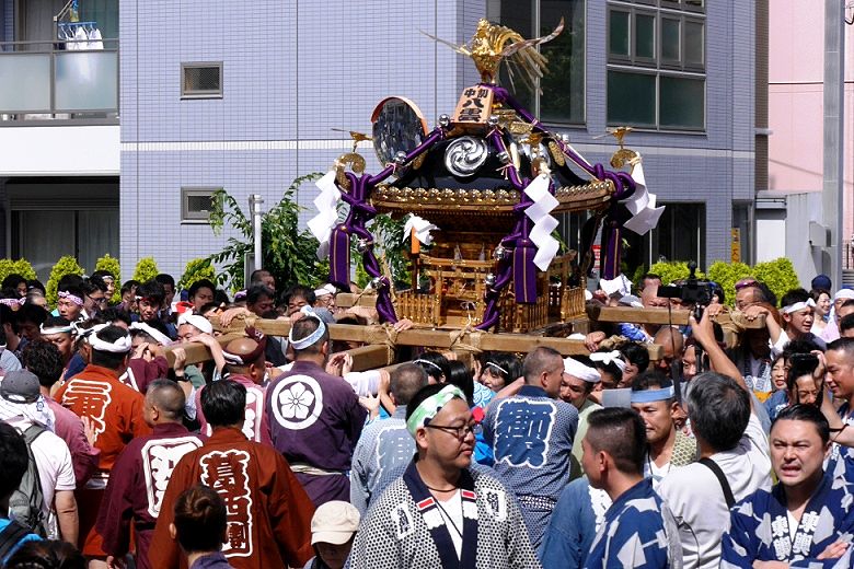 担ぎ手達400名の応援'16.07.03.