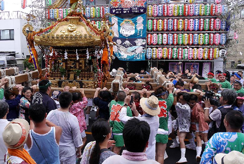 羽田神社大神輿 '16.07.31.