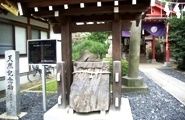 永年の神木も切り株には残念。08.09.14.