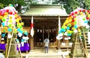 花万燈が祭を華やかに。08.10.05.