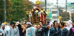 おらが祭りだと氏子青年団。08.09.29.