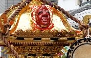 北一大神輿の赤面。'11.06.05.