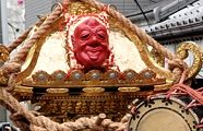 北一中神輿の赤面。'11.06.05.
