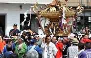 担げる喜びの笑顔。'11.09.04.