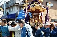 休息の東部お神酒所。'11.10.16.