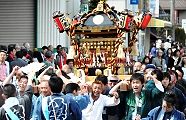 艶やかな千ヶ瀬神輿。'12.04.15.