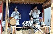 白狐の日向和田町居囃子。'12.04.15.