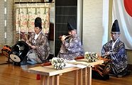里神楽の若山胤雄社中。'12.05.05.