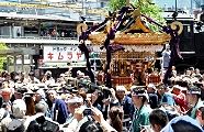 SL前からの町会渡御出立つ。'12.05.05.
