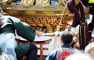 晒横紐を取り付け。'12.05.11.
