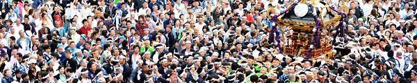 広小路中央通りに戻り観衆から歓喜の声。'12.05.13.