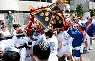 女神輿の神輿振り。'12.06.02.