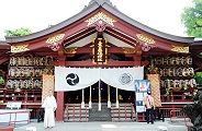 素盞雄神社社殿。'12.06.02.