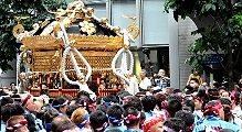 美形を担ぐ柳二町会。'12.06.10.
