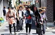 神幸祭の先導役員。'12.06.10.