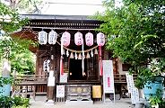 境内奥の社殿。'12.09.09.
