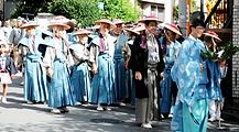 羽織袴の氏子役員。'12.09.09.