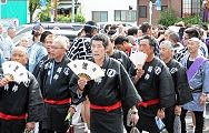 亀有木遣保存会「菊粋」。'12.09.02.