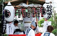 車乗の砂村囃子。'12.09.02.