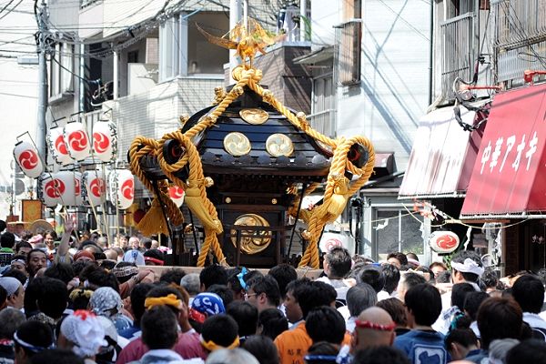 新小川町自治会お神酒所へ。'12.09.09.