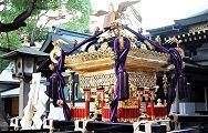初お披露目の新宮神輿。'12.09.16.