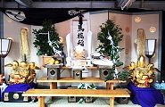 馬橋東睦会のお神酒所。'12.09.09.