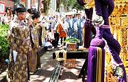 九重お神酒所神事で笙が響。'12.09.09.