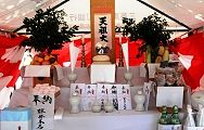駒二親和会お神酒所。'12.09.09.