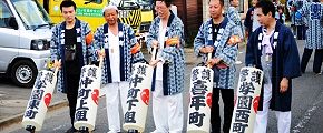 隊列先導するのも警護班。'12.09.16.