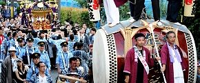 狭い農道でも撥の両面打ち。'12.09.16.
