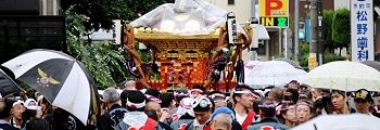 仲組三町会の担ぎ。'12.10.07.