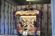 台座四尺五寸の古神輿の風格漂う大神輿。07.10.21.