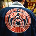 二本稲穂の稲荷社紋半纏。08.05.05.