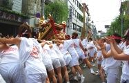 天棒を押し上げ神輿振り手も振り倒す。08.06.07.