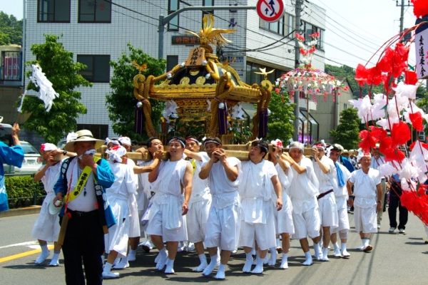 三ッ木八坂神社の天王祭。08.07.13.