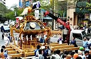 クレーン車のワゴンから化粧直し。'11.10.02.