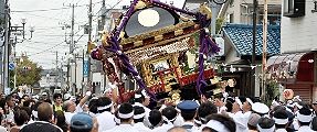 行徳担ぎのほうり受け。'11.10.16.