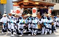 清瀧山車の爽やかな浴衣姿。'12.06.17.