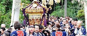 北参道鳥居からの宮出し。'12.11.03.