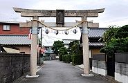 大鳥居は耐震補強。'12.10.14.