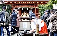 千年の杜の龍蛇神。'13.01.03.