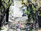 国道から望む参道。'13.04.13.