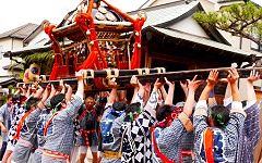 下げて差し上の神輿揉み。'14.06.21.