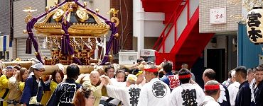 宮本町会お神酒所。'14.08.03.