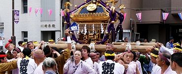 砂子一丁目町会お神酒所。'14.08.03.