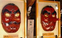 奉納の山伏天狗。'14.07.06.